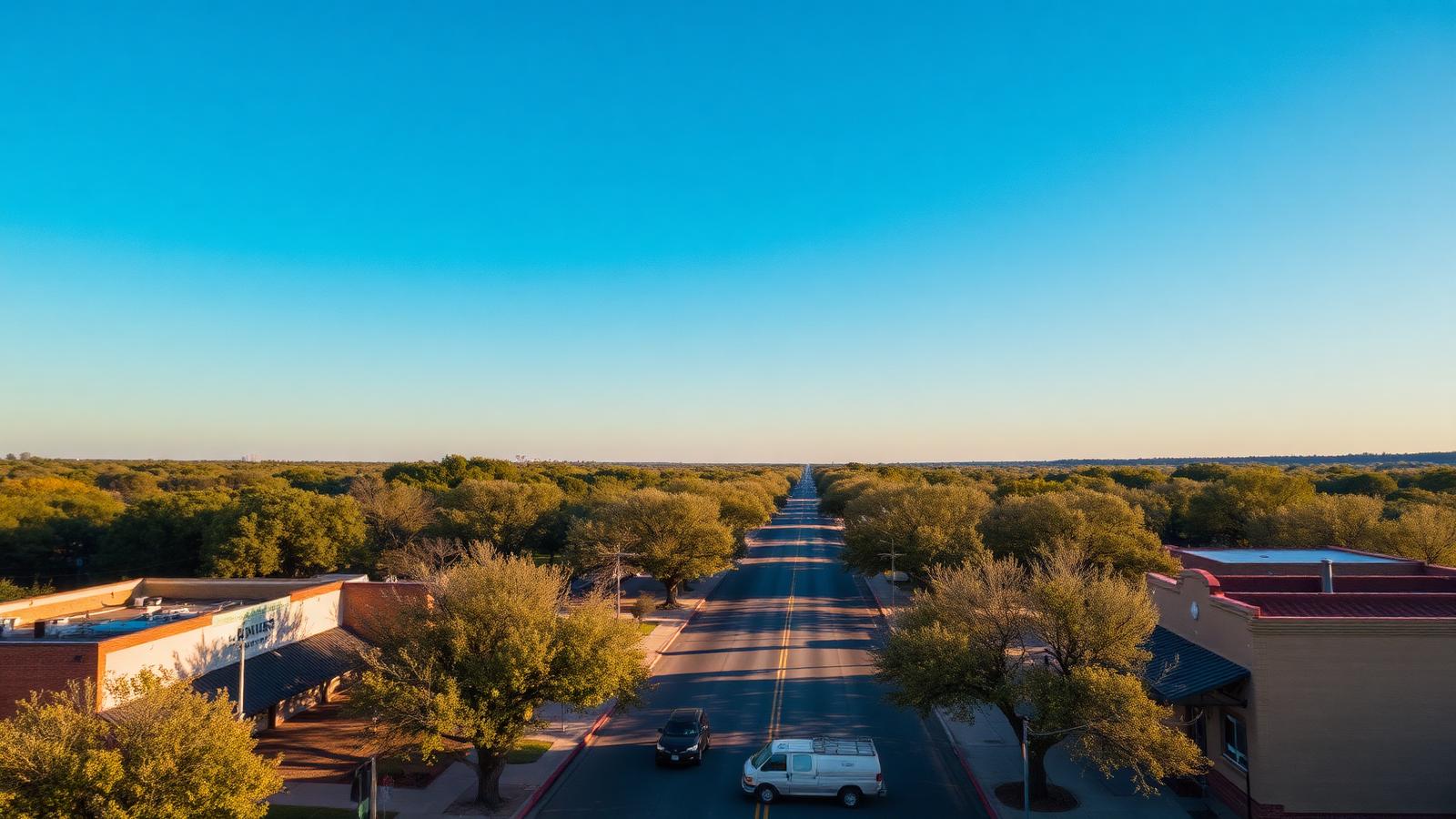 Small-town Texas main street